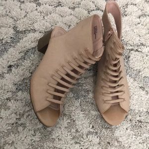 Sugar cut out strappy heels